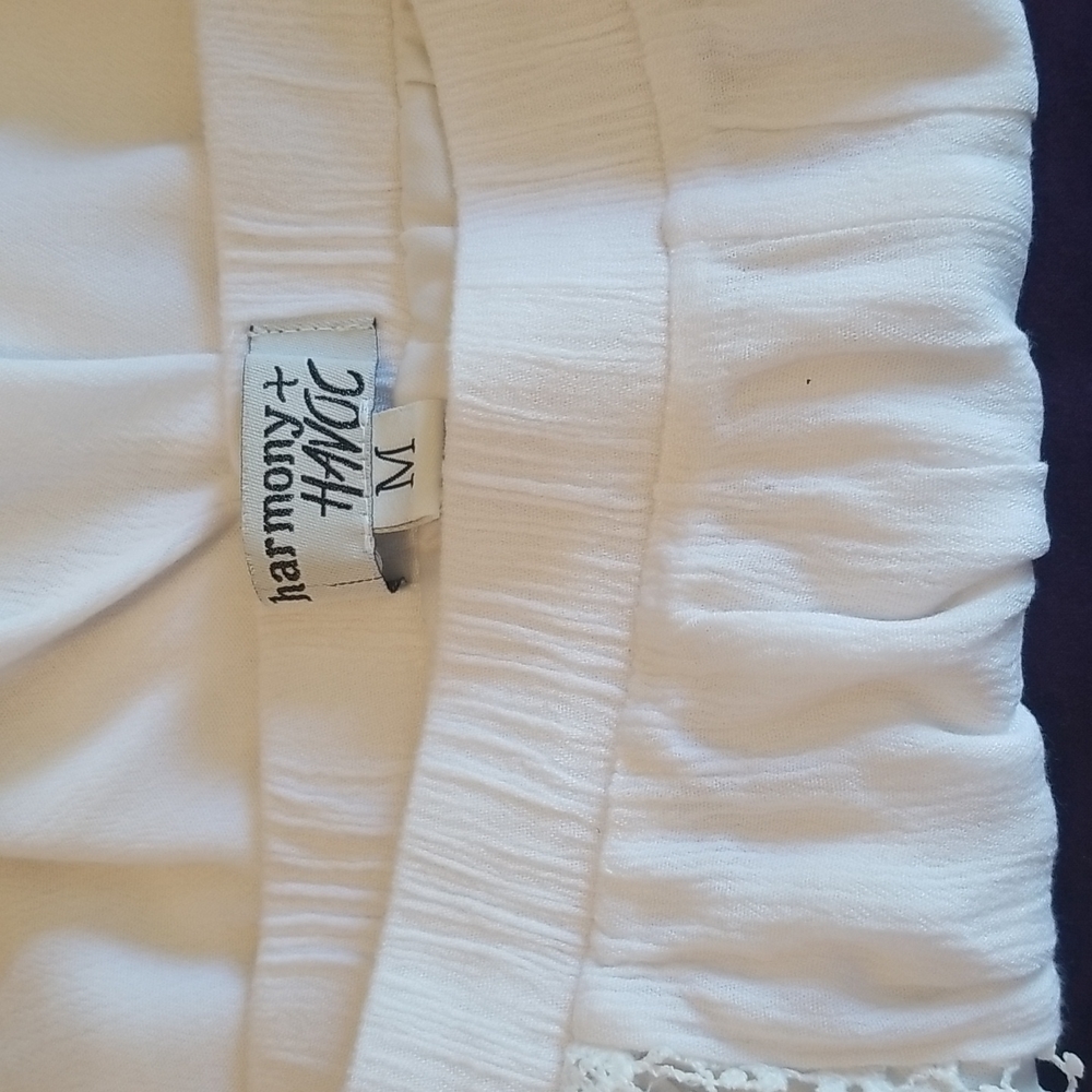 Cute lined cotton and lace shorts - Picture 4 of 4